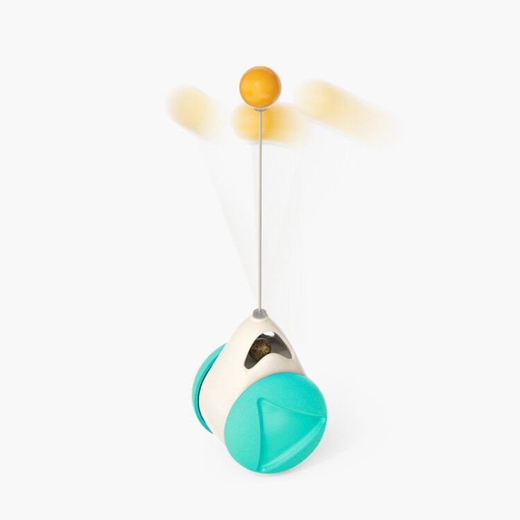 Cat Rotating Windmill Multi-Function Toys Itch Scratching Device Teeth Shining Toy Treyfe