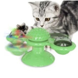 Cat Rotating Windmill Multi-Function Toys Itch Scratching Device Teeth Shining Toy Treyfe
