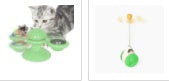 Cat Rotating Windmill Multi-Function Toys Itch Scratching Device Teeth Shining Toy Treyfe