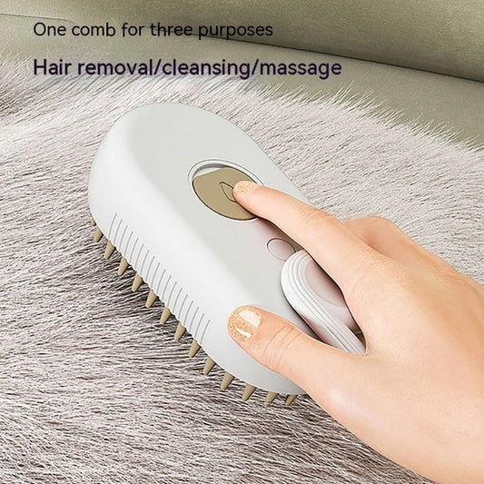 Cat Steam Brush Steamy Dog Brush 3 In 1 Electric Spray Cat Hair Brushes For Massage Pet Grooming Comb Hair Removal Combs Pet Products null